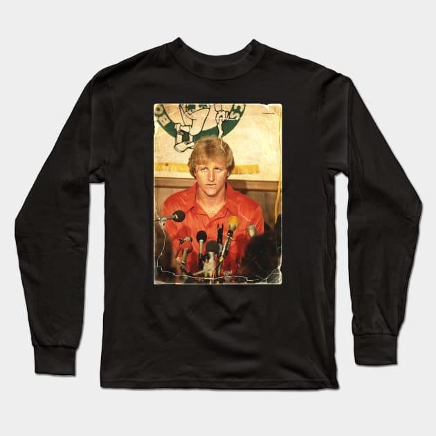 COVER SPORT - SPORT ILLUSTRATED - larry bird bEST Long Sleeve T-Shirt by FALORI